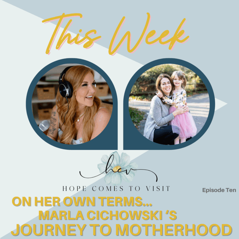 What happens when the dream doesn't look the way you thought it would — but turns out even better? In this episode of Hope Comes to Visit, I sit down with former award-winning journalist and communications executive Marla Cichowski, who shares her powerful journey to becoming a single mother by choice (SMBC).