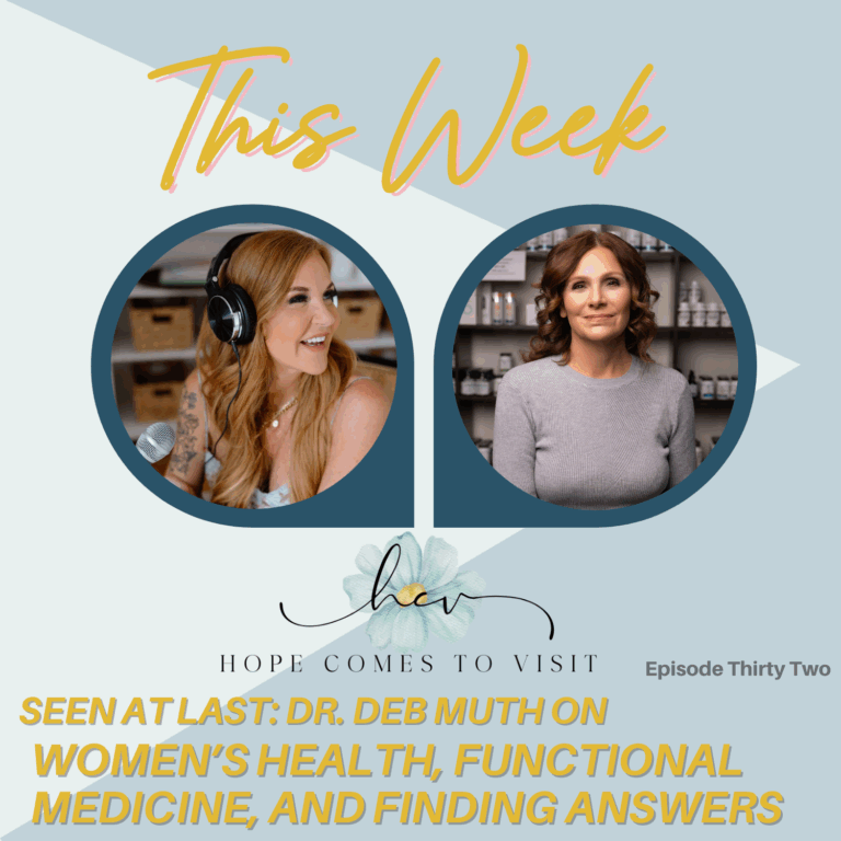 How to advocate for yourself, understand labs, and build a hopeful plan. In this episode of Hope Comes to Visit, Dr. Deb Muth joins me to talk about the gap between “you’re fine” and actually feeling well. We cover misdiagnosis in women, the difference between normal and optimal lab ranges, hormone patterns that masquerade as “just aging,” and practical ways to reduce everyday exposures. Dr. Deb also shares her personal journey from a frightening MS label to a full reversal by addressing infections, mold/mycotoxins, and toxins.