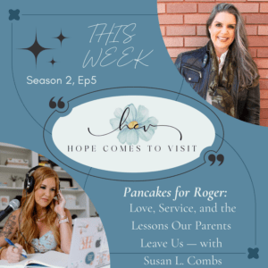 This week I’m joined by Susan L. Combs—president of Combs & Company, bestselling author, and daughter of Major General Roger E. Combs. We talk about the moment “Pancakes for Roger” was born, the quiet heroism of caregivers, what the military gave her family (and took), and how a single story can make a difference