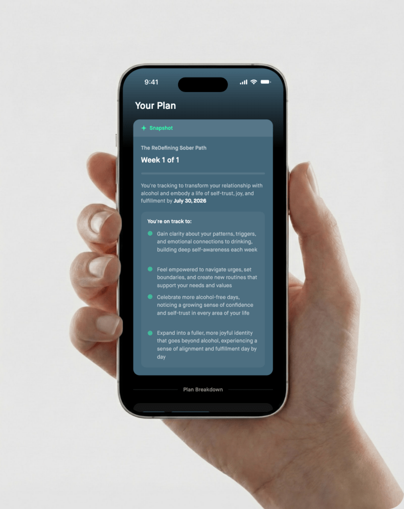 ReDefining Sober Get Your Plan