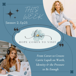 What if the behavior you're desperately trying to change is only part of the story? Carrie Lupoli has spent decades helping women transform their health, but along the way she discovered that nutrition was never really the destination. It was the doorway. In this deeply personal conversation, Carrie and I explore the invisible pressures women learn to carry: body image, perfectionism, people-pleasing, motherhood, achievement and the belief that our worth is something we have to earn